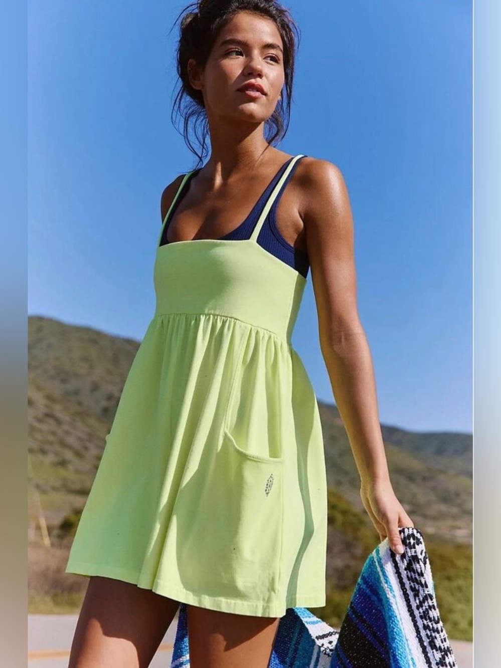 NWT! FP Free People Movement Hot Shot Strappy Romper Sz XS & Small - Picture 4 of 4
